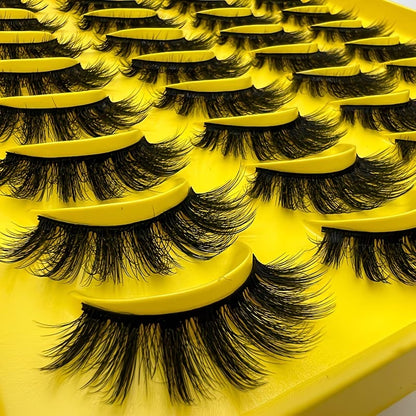 Eyelashes Thick &Curly & Fluffy – 20 Pairs