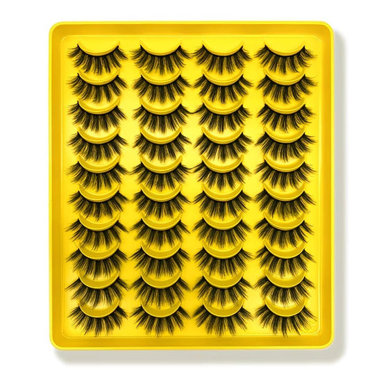 Eyelashes Thick &Curly & Fluffy – 20 Pairs