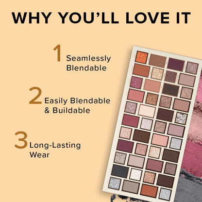 44 Color Pro Creations Eyeshadow Palette by Character