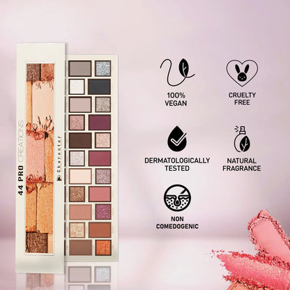 44 Color Pro Creations Eyeshadow Palette by Character