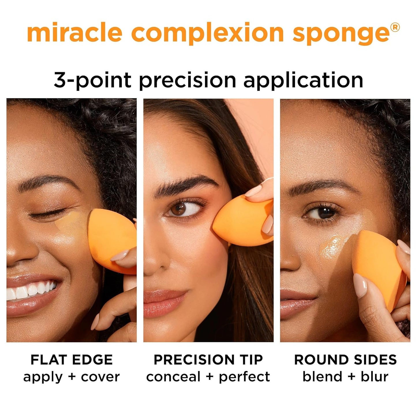 Real Techniques  Beauty Sponge Makeup Blender, Set of 4