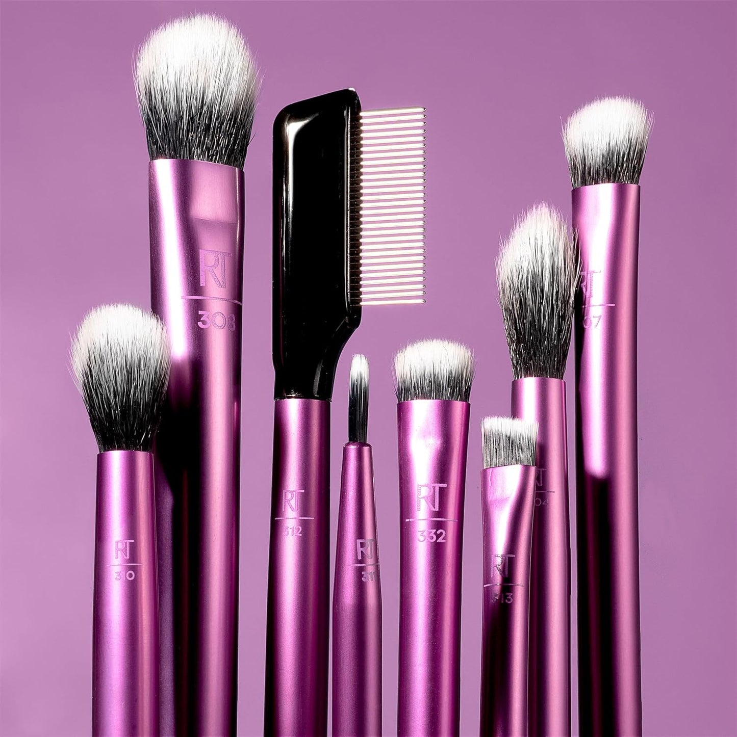 Real Techniques Everyday Eye Essentials Makeup Brush - 8 Pieces