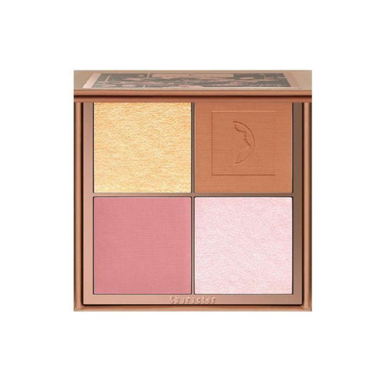 CHARACTER Blush & Highlighter Palette Golden Hour Glow