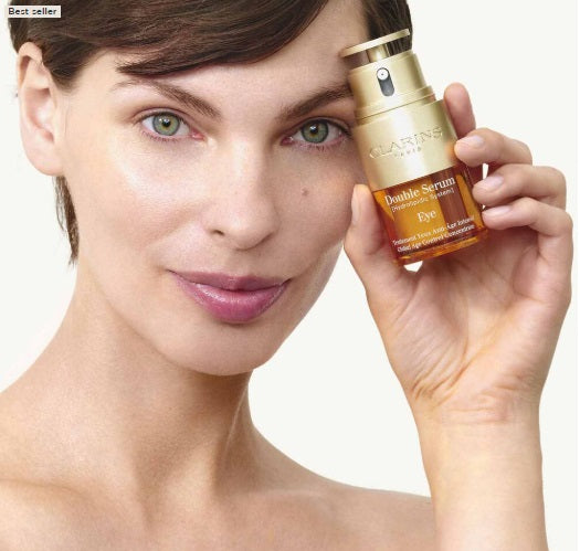 سيروم كلارنس المزدوج لشدّ وترطيب منطقة العين، مركز مضاد للشيخوخة