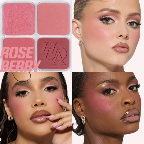 HUDA BEAUTY Blush Filter & Blurring Palette - Rose Berry