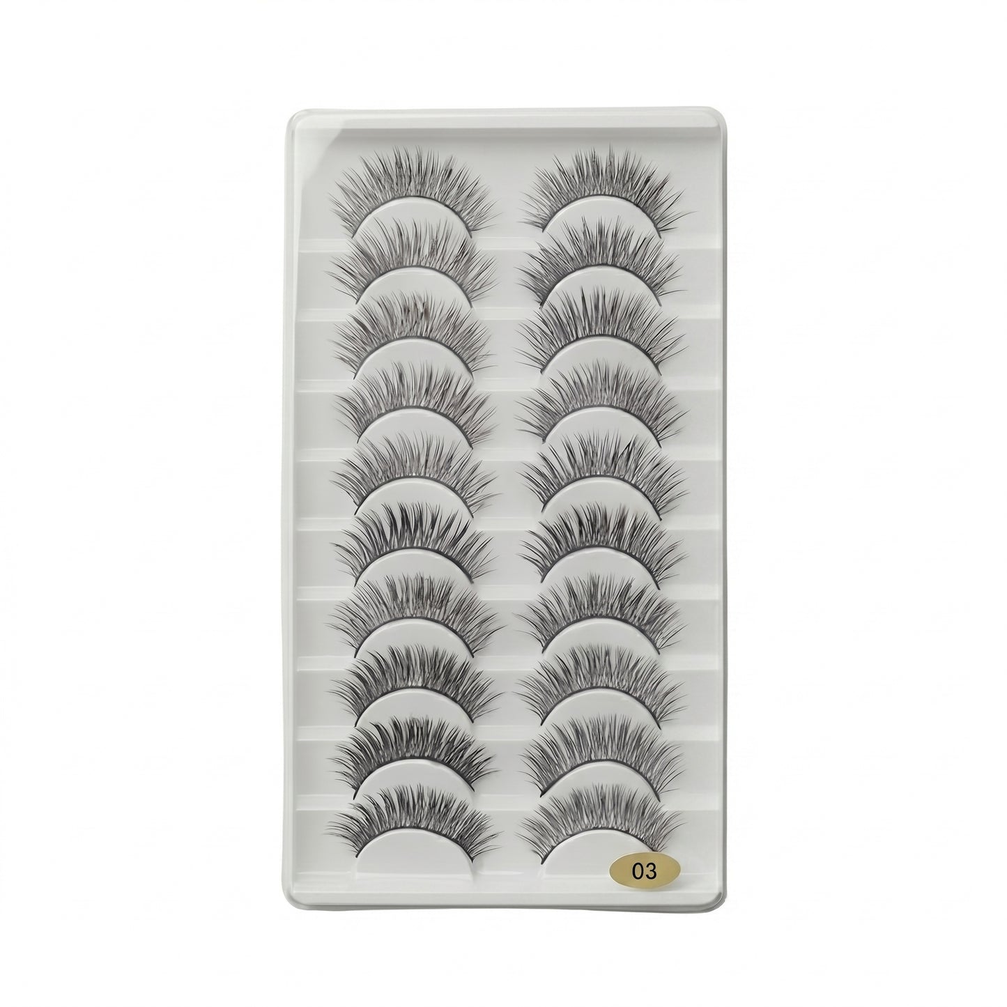 3D Eyelashes Set (10 Pairs)
