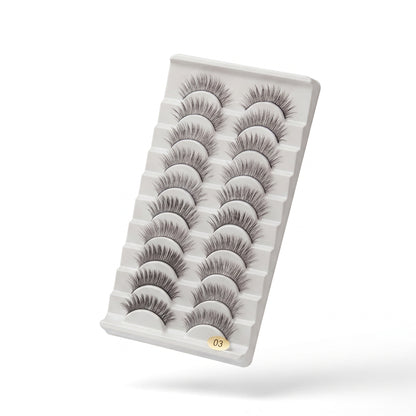 3D Eyelashes Set (10 Pairs)