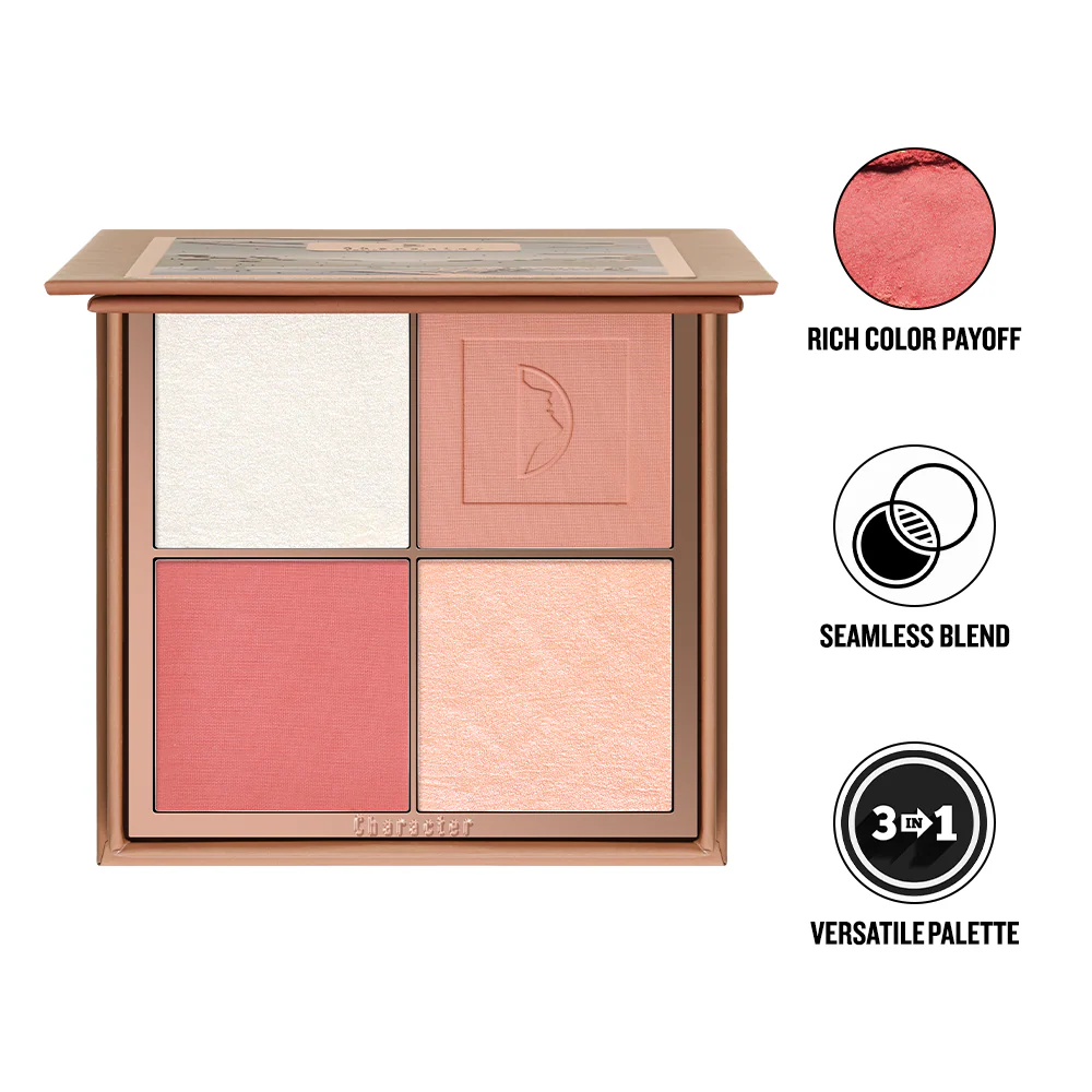 CHARACTER Blush & Highlighter Palette  Moondust Muse