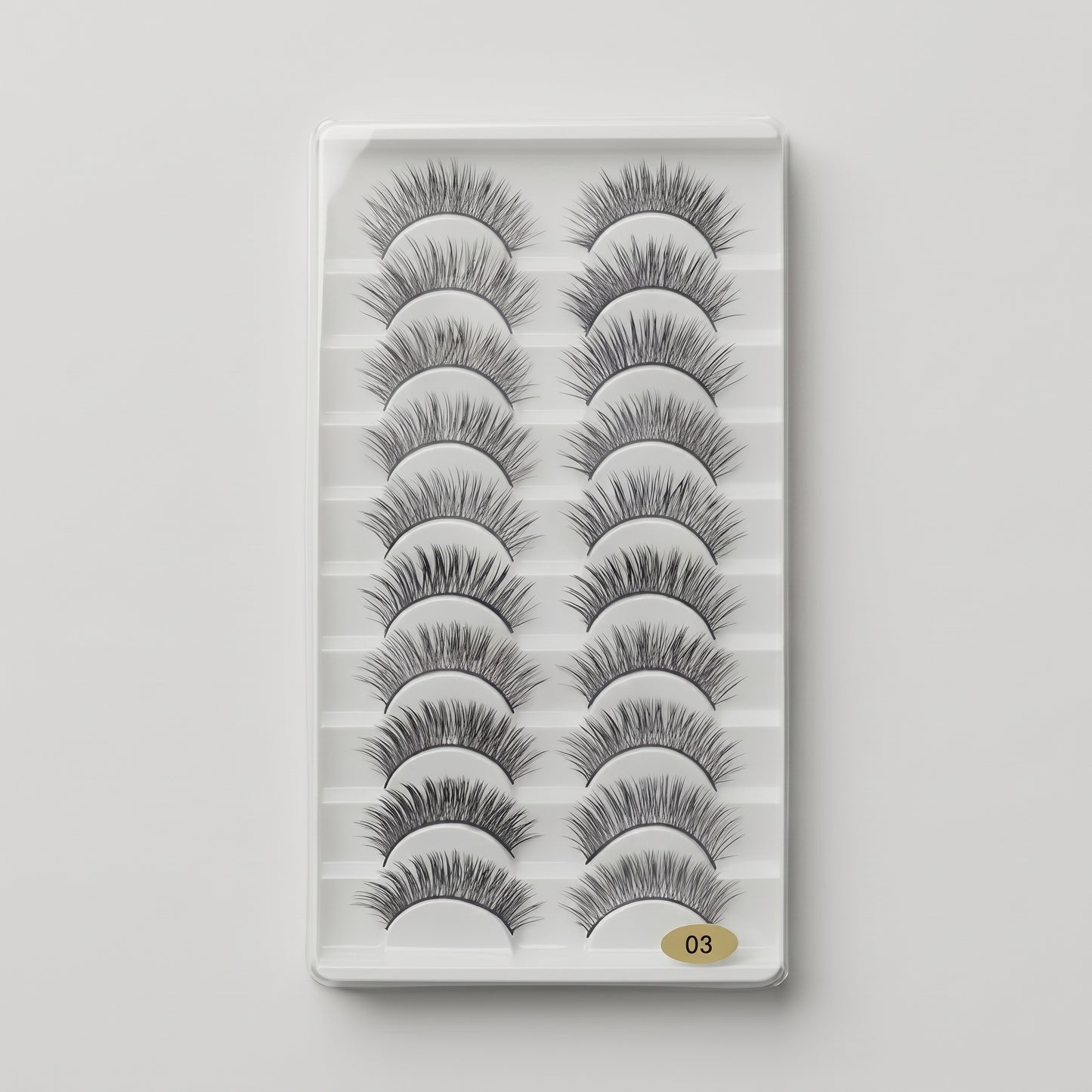 3D Eyelashes Set (10 Pairs)