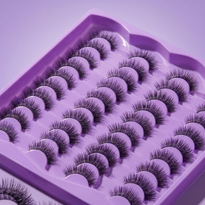 3D  Eyelashes Set (20 Pairs)