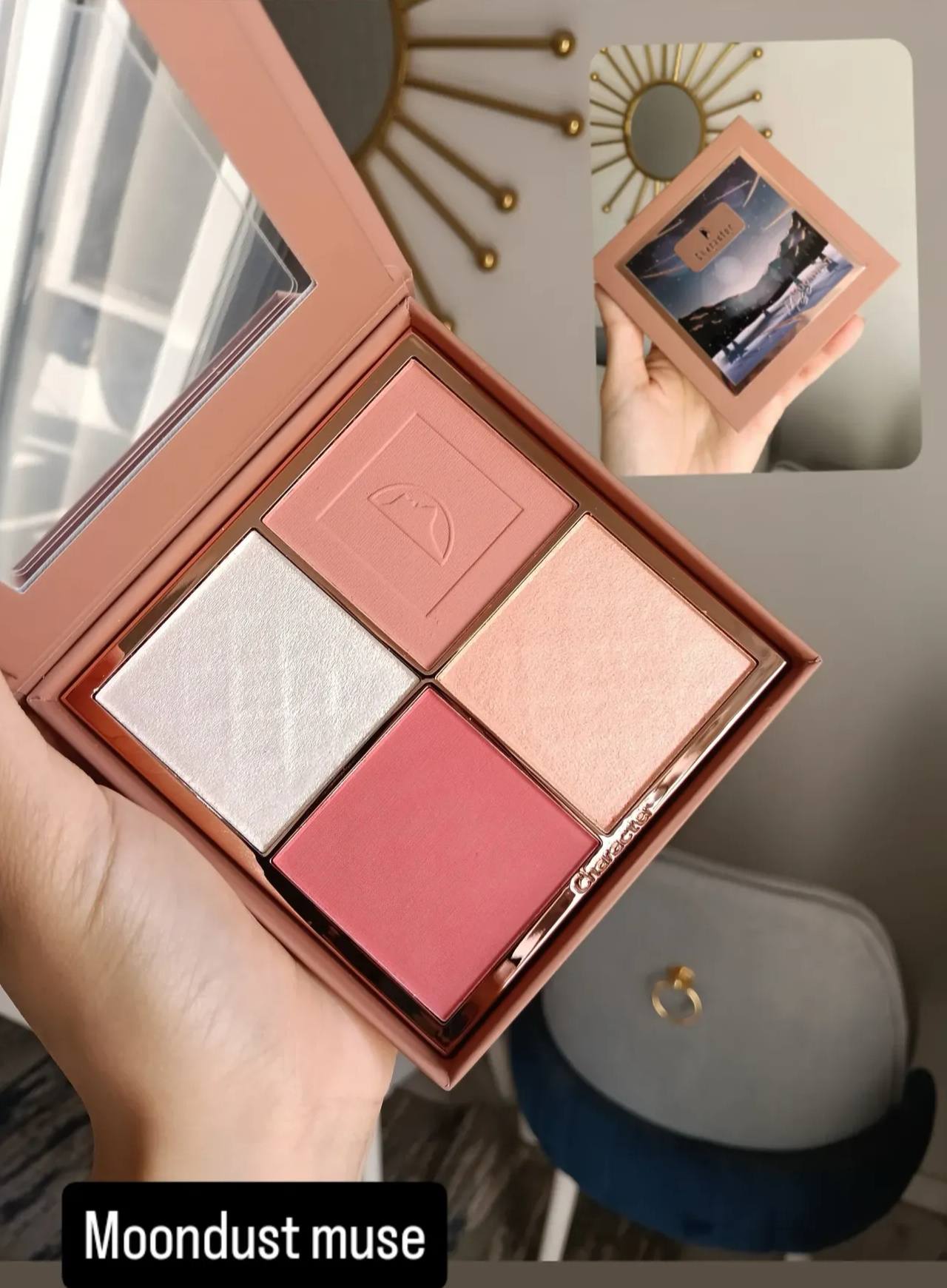 CHARACTER Blush & Highlighter Palette  Moondust Muse