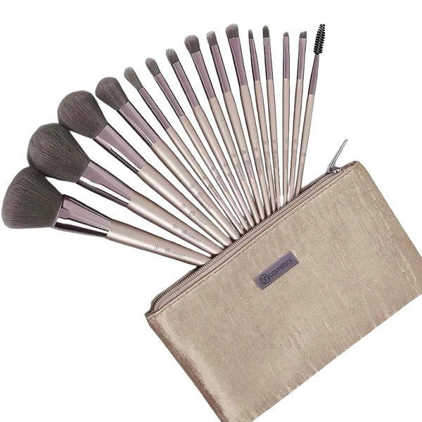 BH Cosmetics Makeup Brushes Set - 15 Pieces