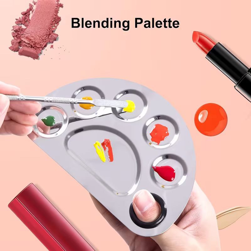 Makeup Mixing Palette,  Stainless Steel