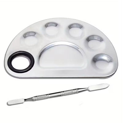 Makeup Mixing Palette,  Stainless Steel