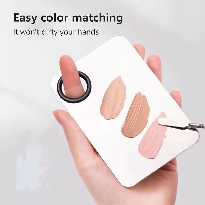 Makeup Mixing Palette,  Stainless Steel