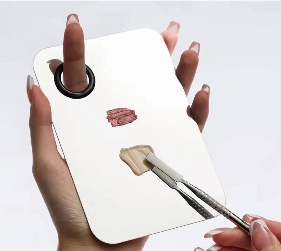 Makeup Mixing Palette,  Stainless Steel