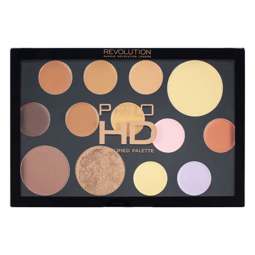Makeup Revolution The Face Works Pro HD Amplified Palette - Dark