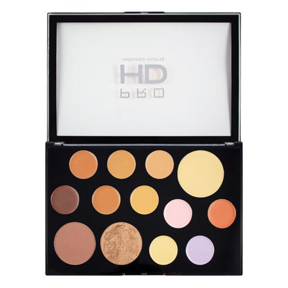 Makeup Revolution The Face Works Pro HD Amplified Palette - Dark