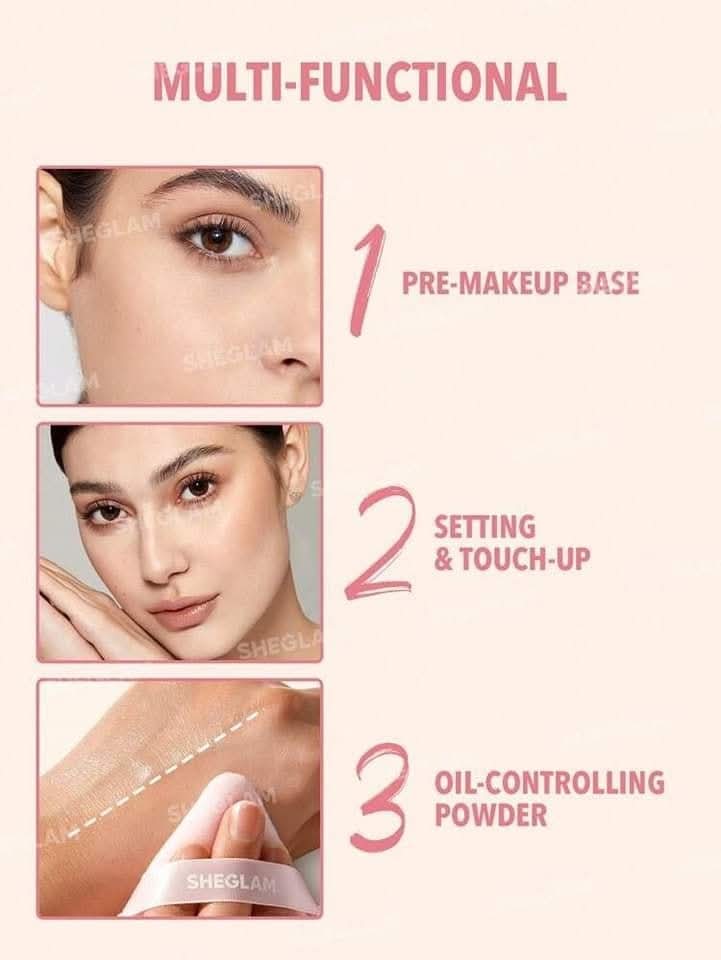 SHEGLAM INSTA-READY FACE POWDER DUO