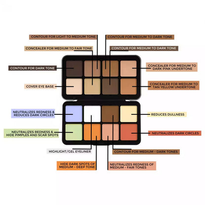 Forever52 16 Color HD Concealer Palette