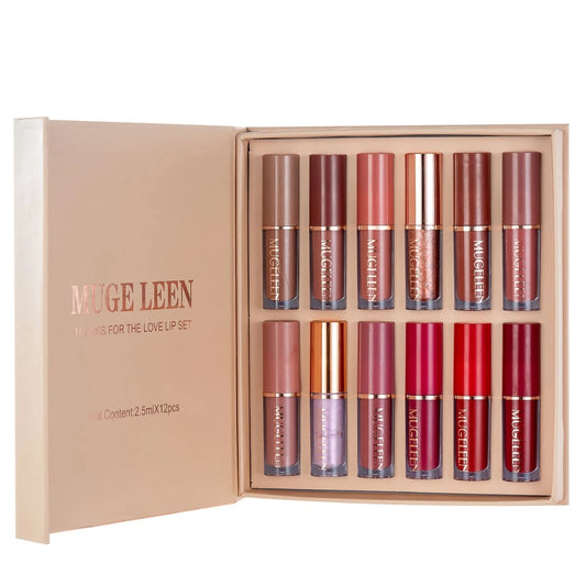 Shein Muge Leen Thanks For The Love Lip Set 12 Pcs