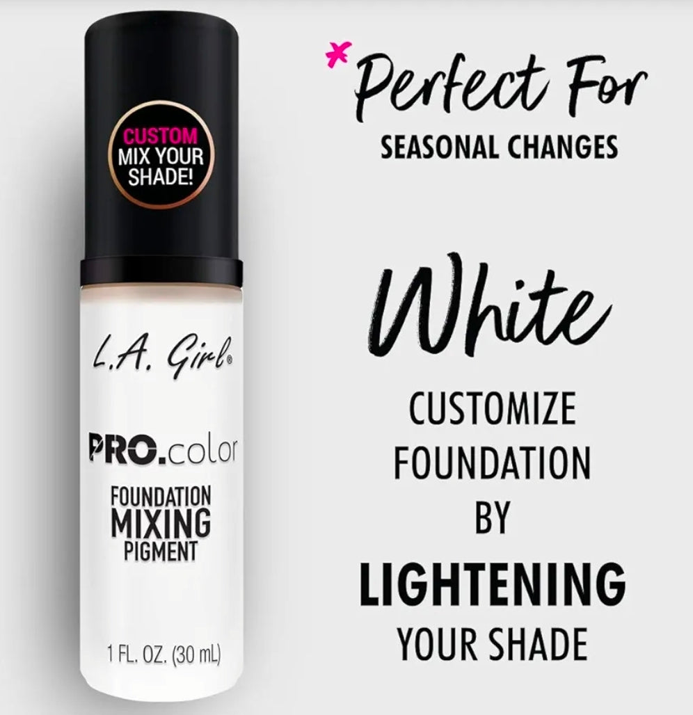 L.A Girl Pro Color Foundation Mixing Pigment - White, 30 ml